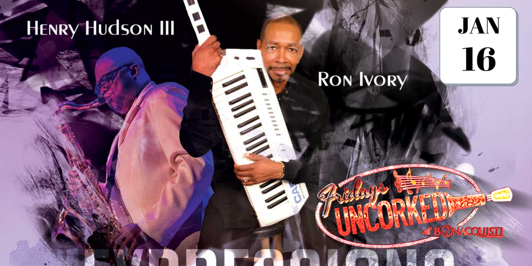 Ron Ivory plays piano at Bonacquisti Wine Company Jan 16th, 5p-8p