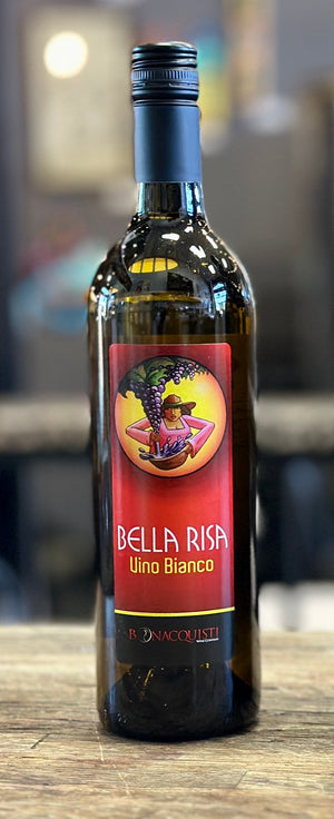  a bottle of Bella Risa Vino Bianco from Bonacquisti Wine company