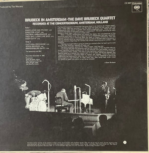 Brubeck In Amsterdam, Dave Brubeck Quartet