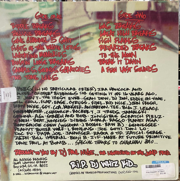 5 Fingers Of Death . . . Battle Breaks Vol 1, DJ Paul Nice