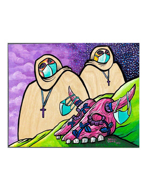 Holy Cow Masks by Daniel Luna